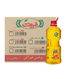 روغن سرخ کردنی لایت طبیعت_ 3 لیتری (کارتن 6 عددی)